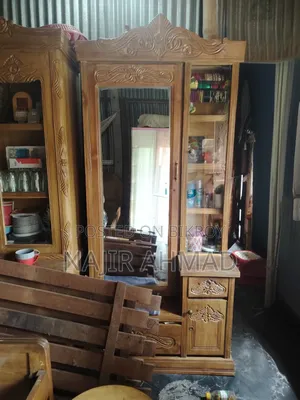 Bed, Showcase, Dressing Table, and Wardrobe