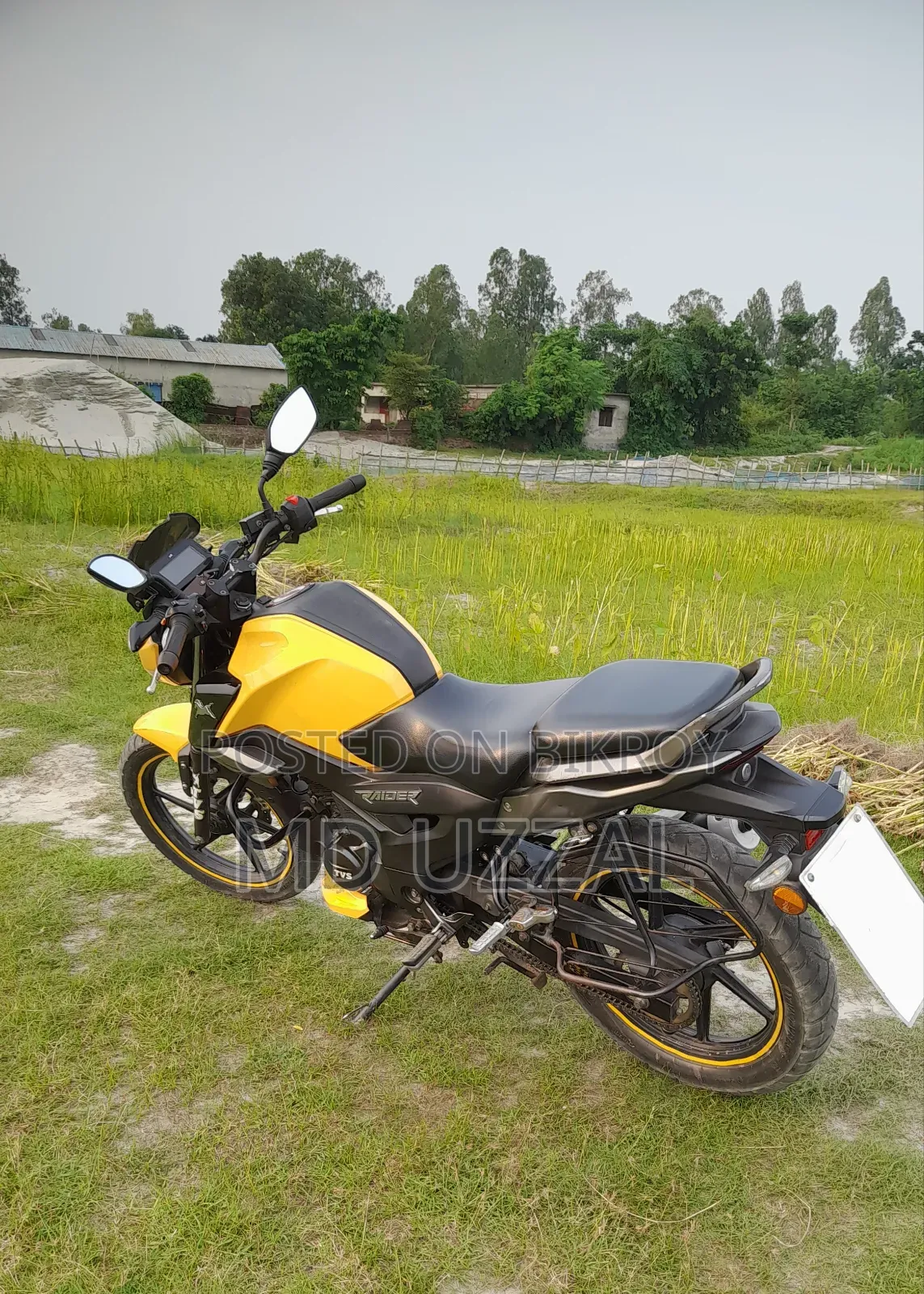 TVS Raider 125 2022 Yellow