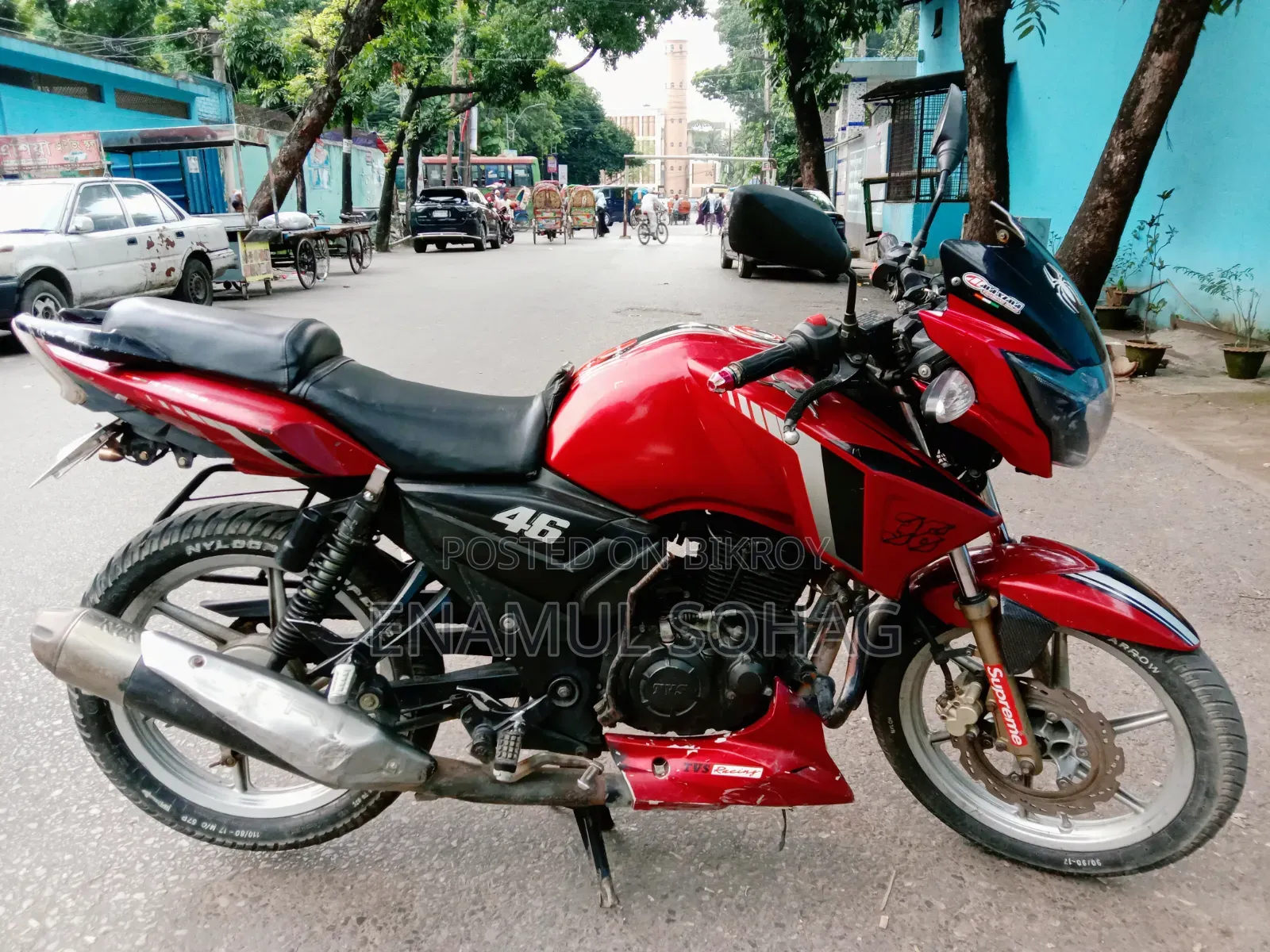 TVS Apache RTR 160 2V 2018 Red