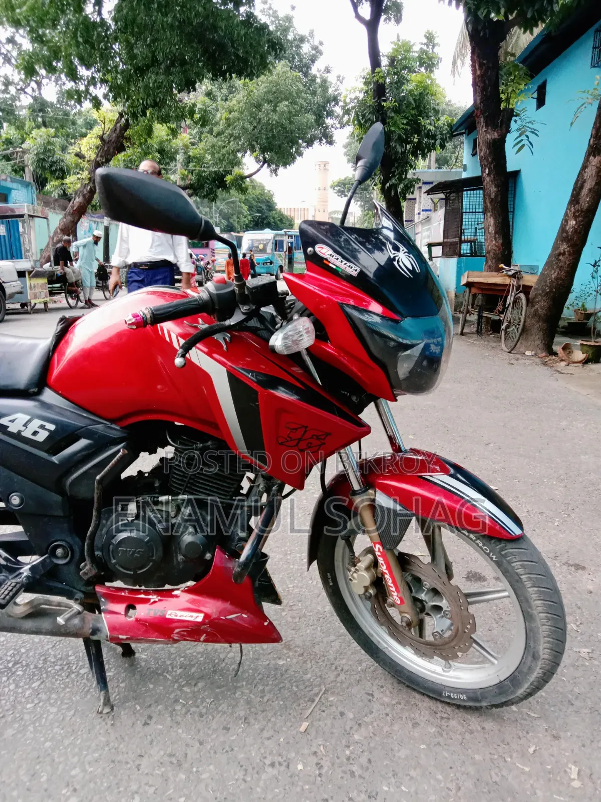TVS Apache RTR 160 2V 2018 Red