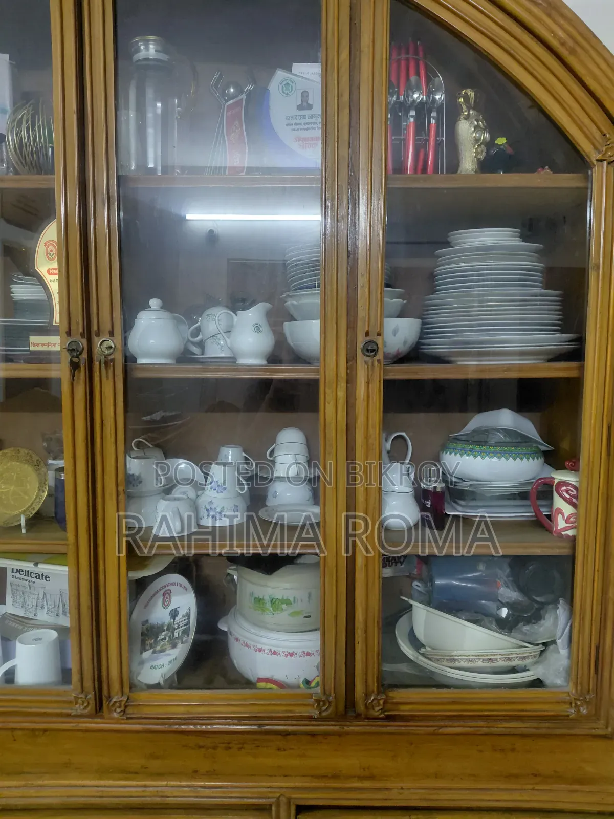 Teak Wood Showcase for sale