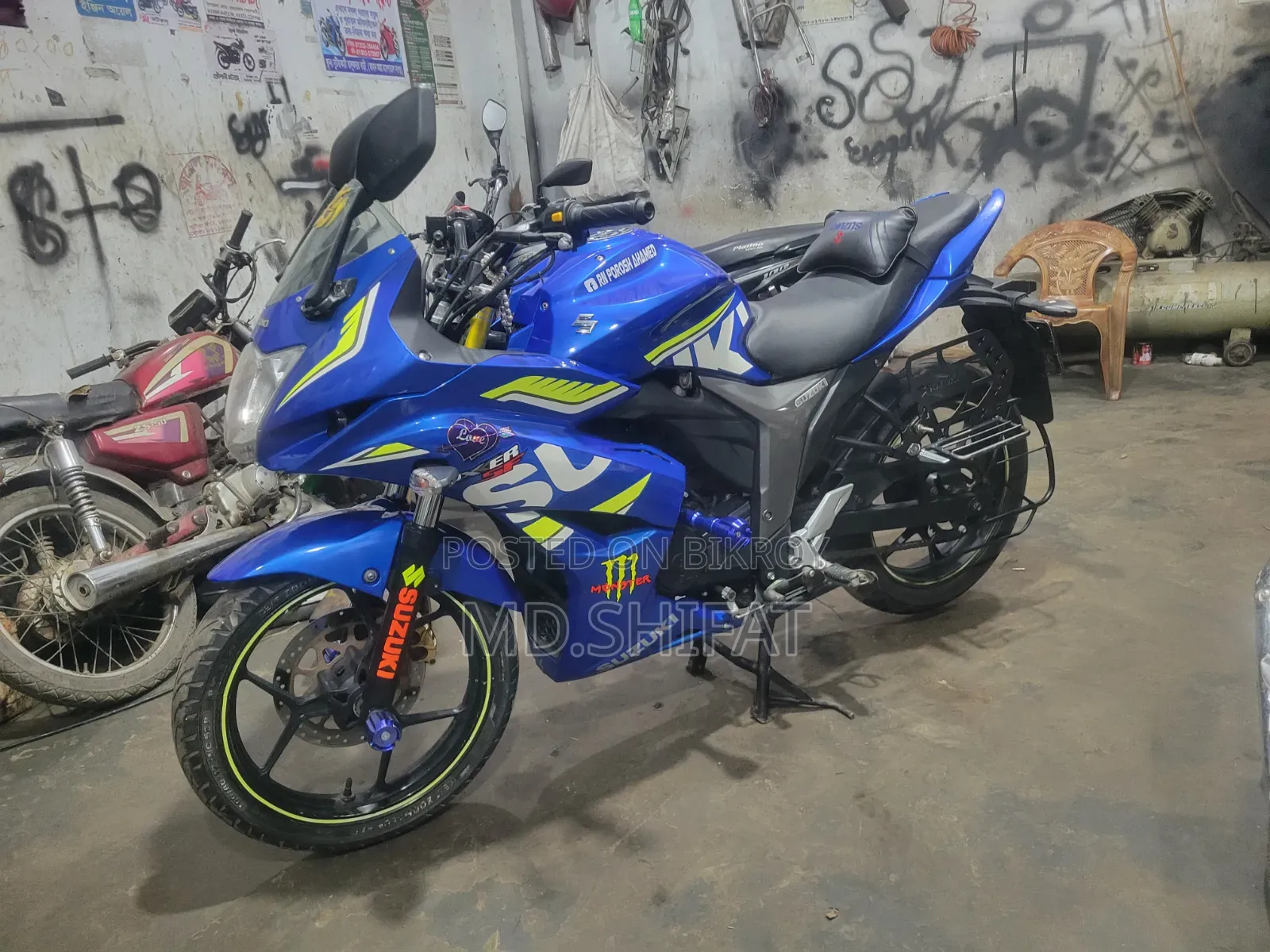 Suzuki Gixxer Monotone 2022 Blue