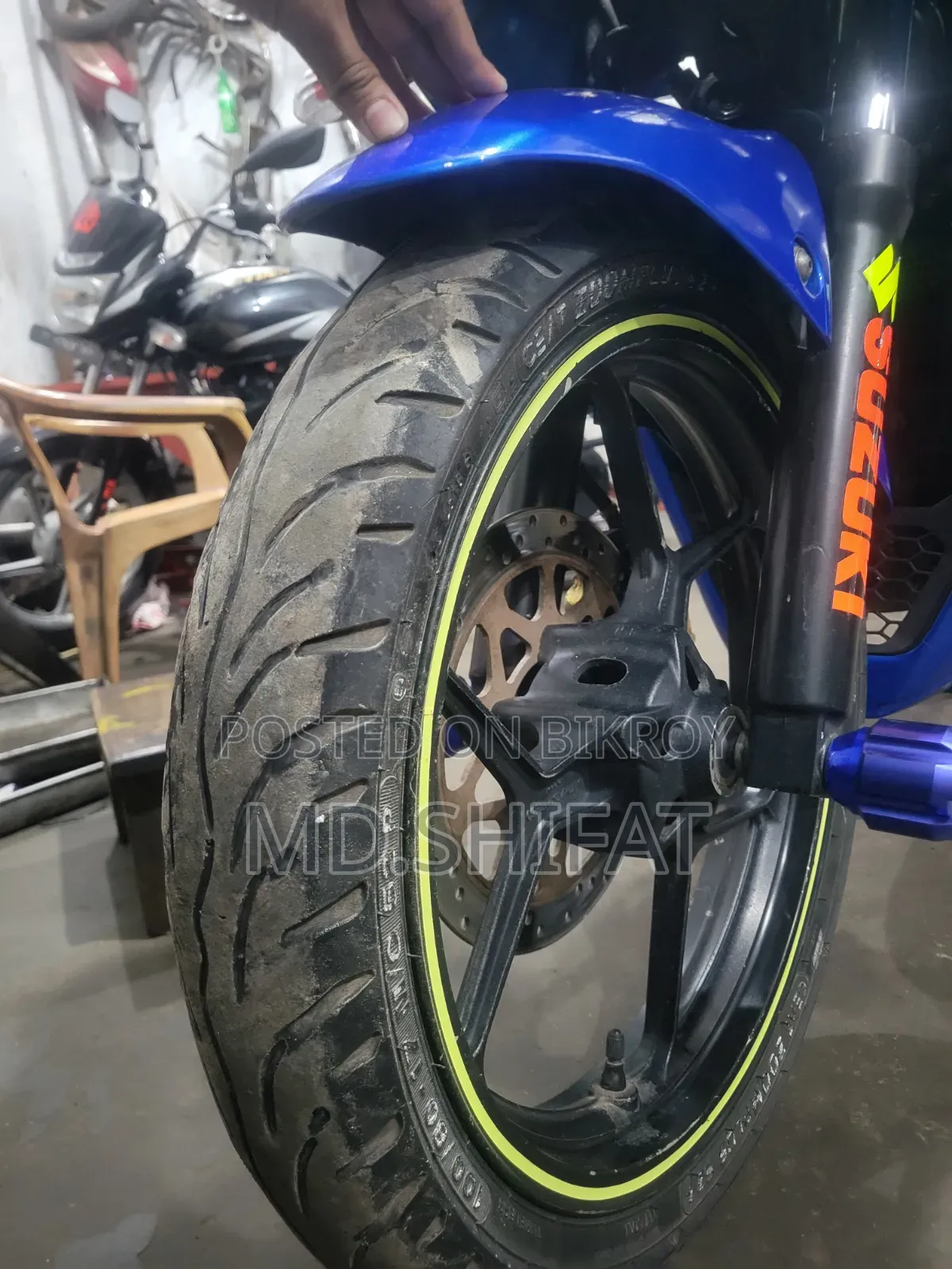 Suzuki Gixxer Monotone 2022 Blue