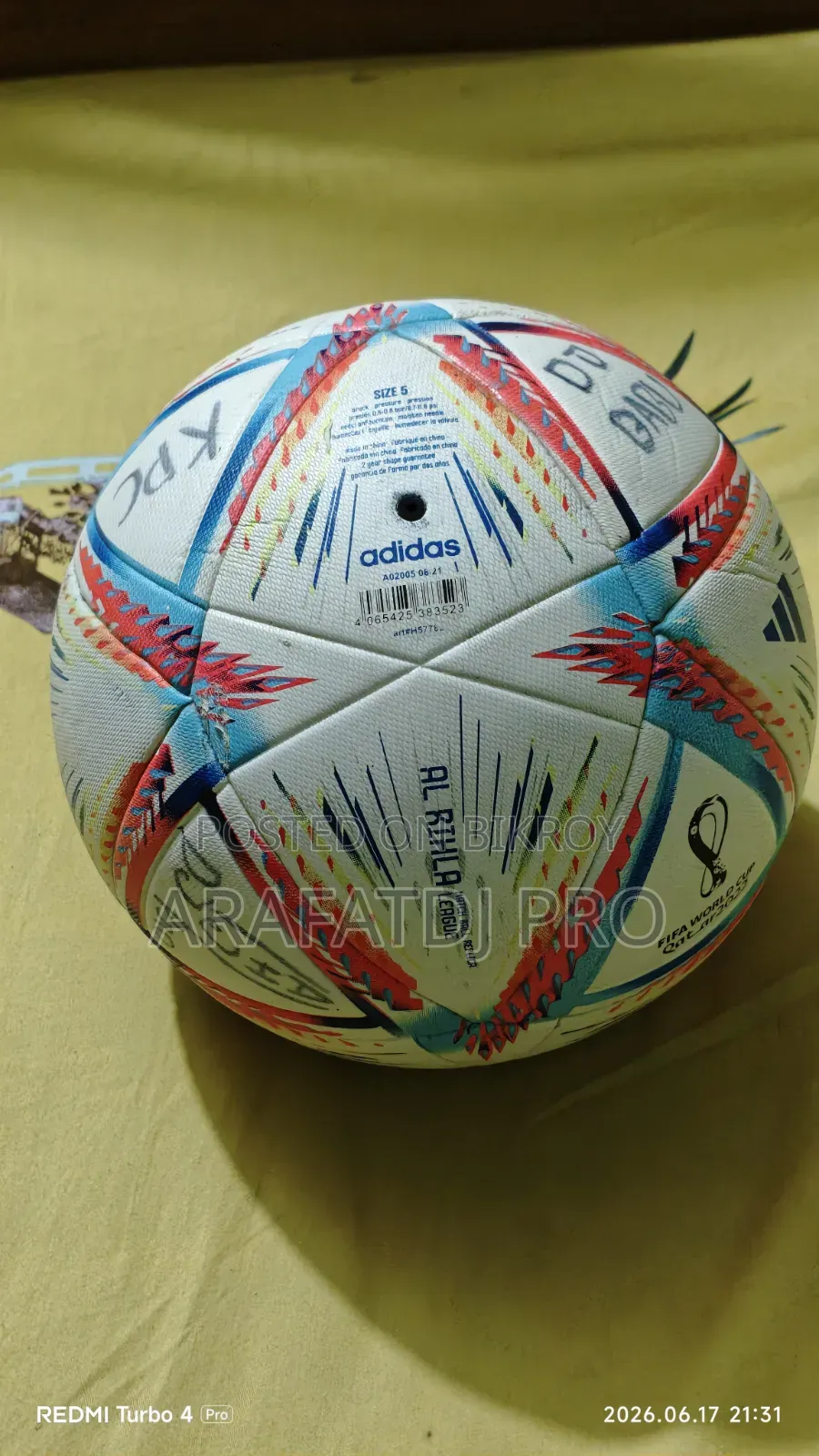 Quter 2022 Worldcup Mastercopy Football for Sell