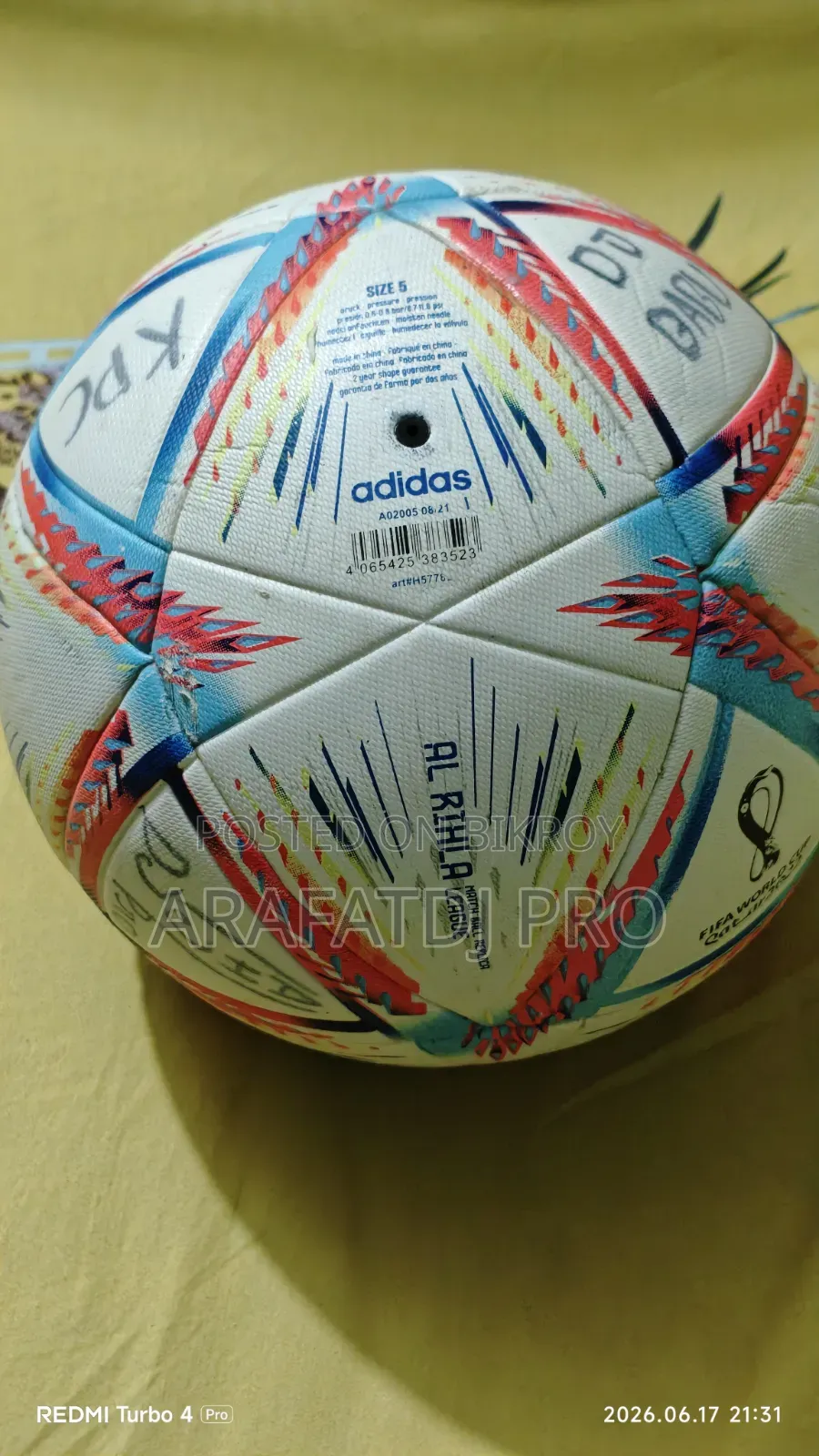 Quter 2022 Worldcup Mastercopy Football for Sell