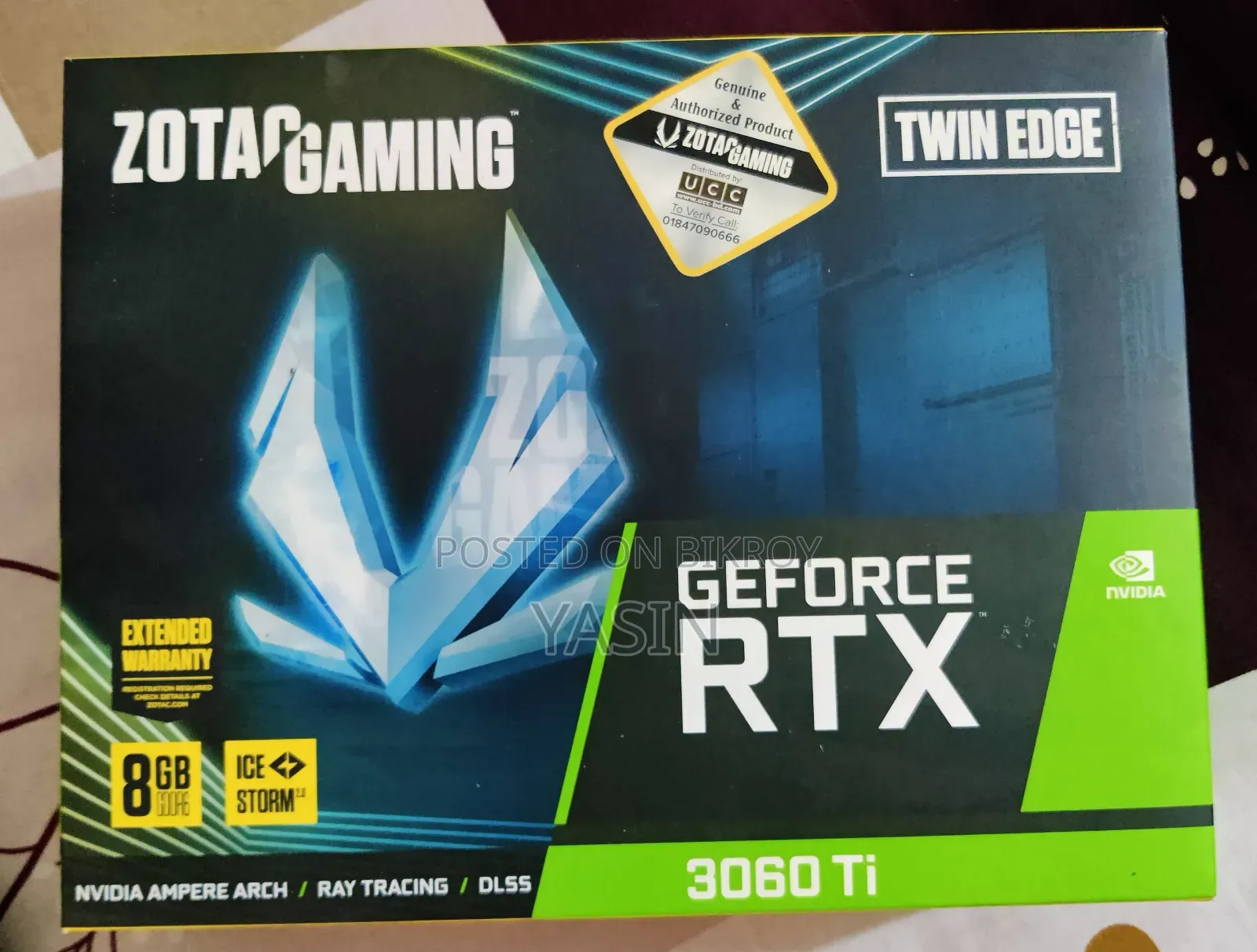 Zotac Twin Edge RTX 3060 Ti 8gb