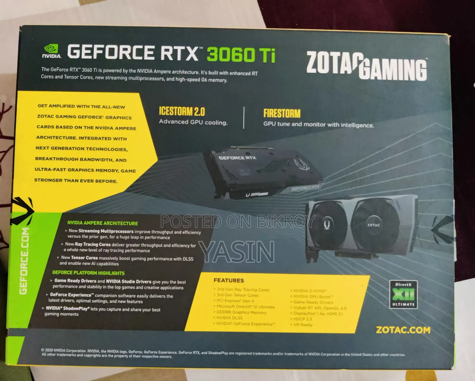 Zotac Twin Edge RTX 3060 Ti 8gb