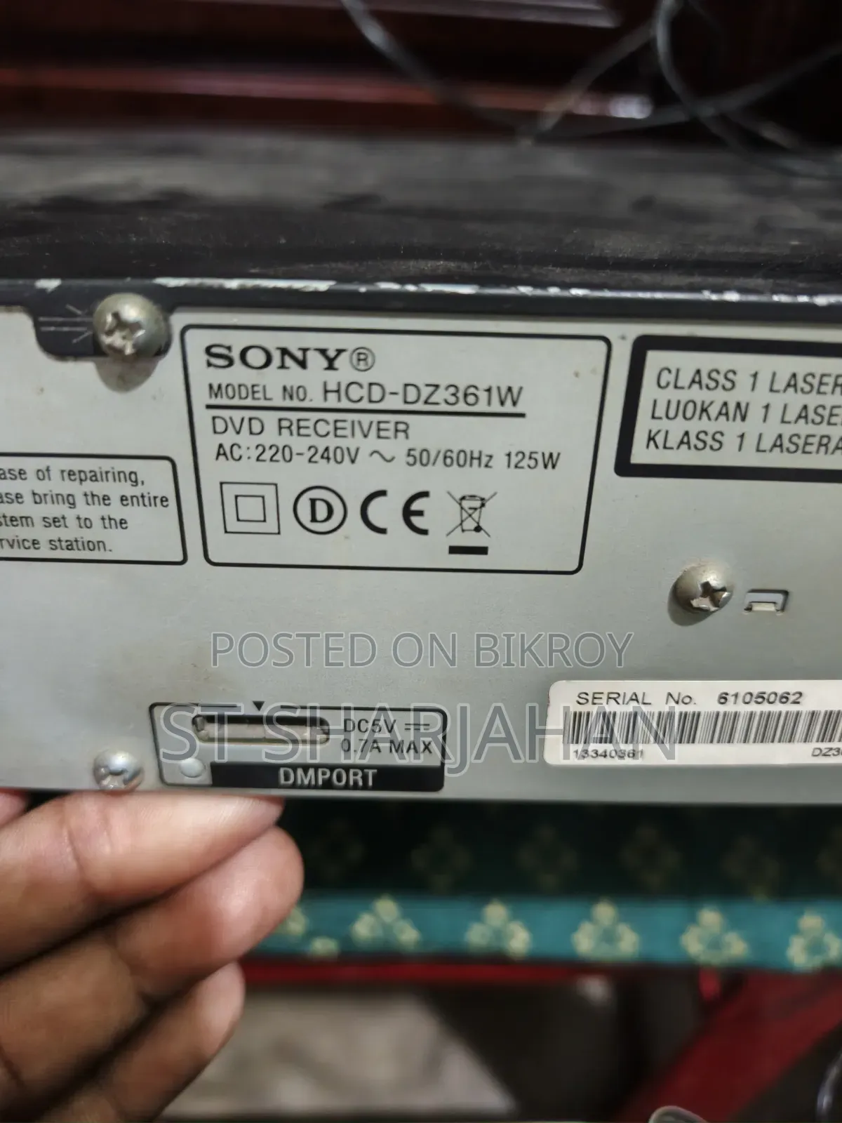 Sony Dav-Dz361w
