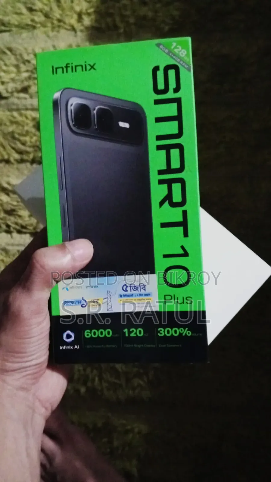 Infinix Smart 10 Plus 128 GB Black