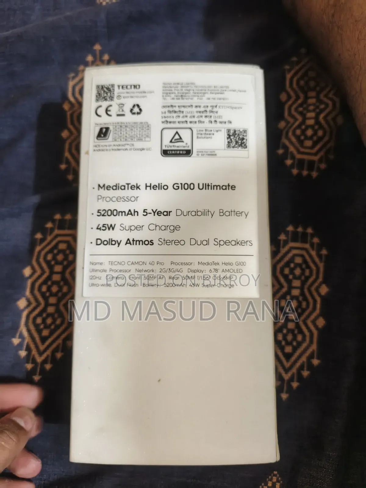 Tecno Camon 40 Premier 256 GB Gray