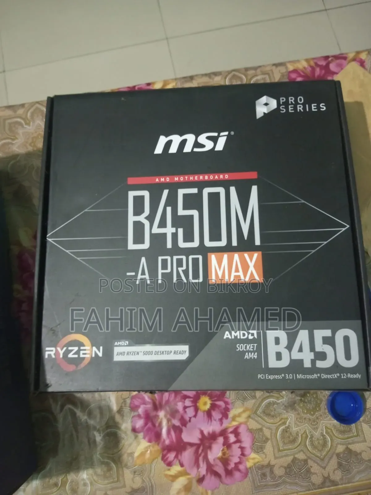 MSI B450 Max Pro Motherboard