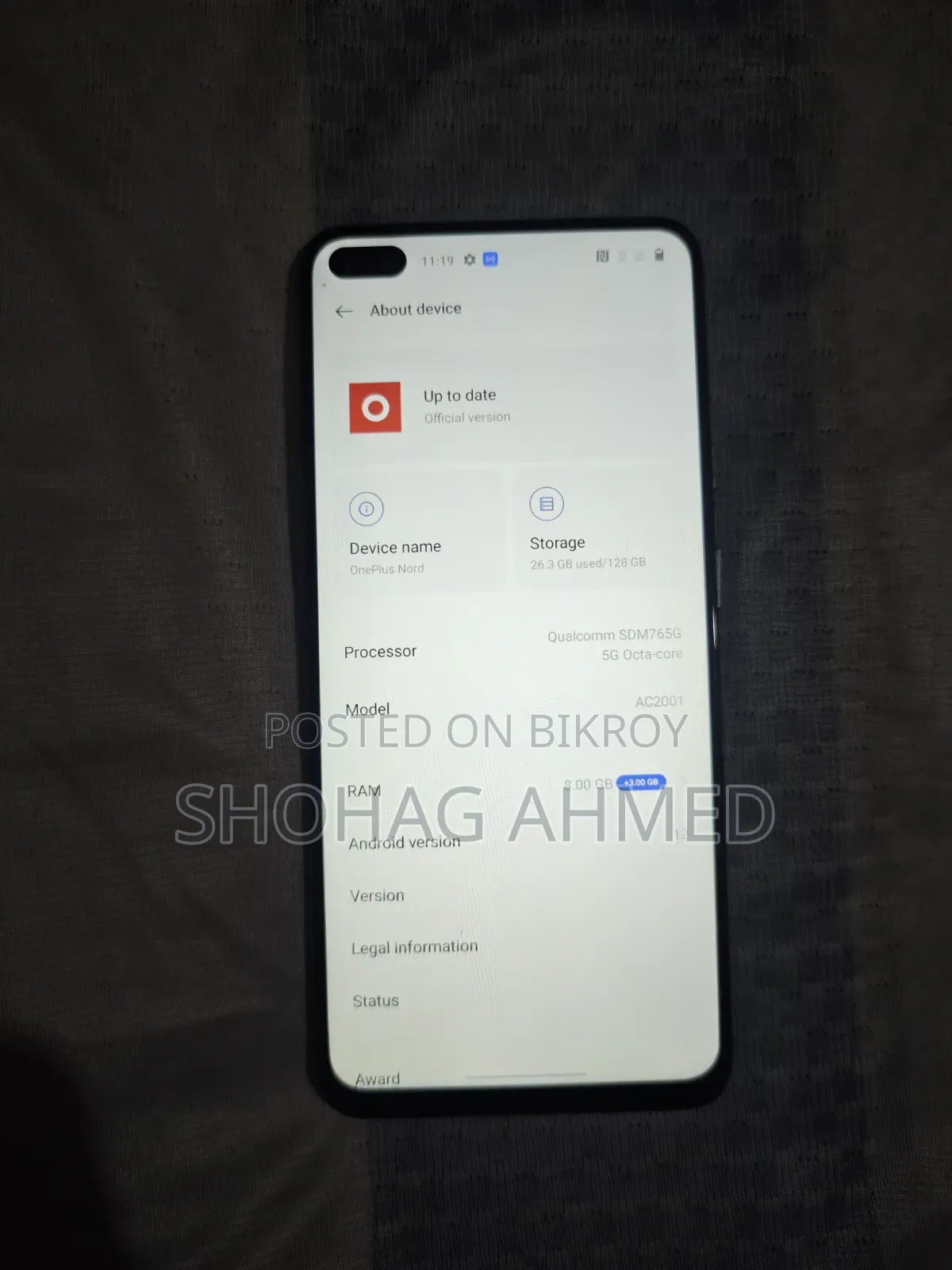 OnePlus Nord 128 GB Silver