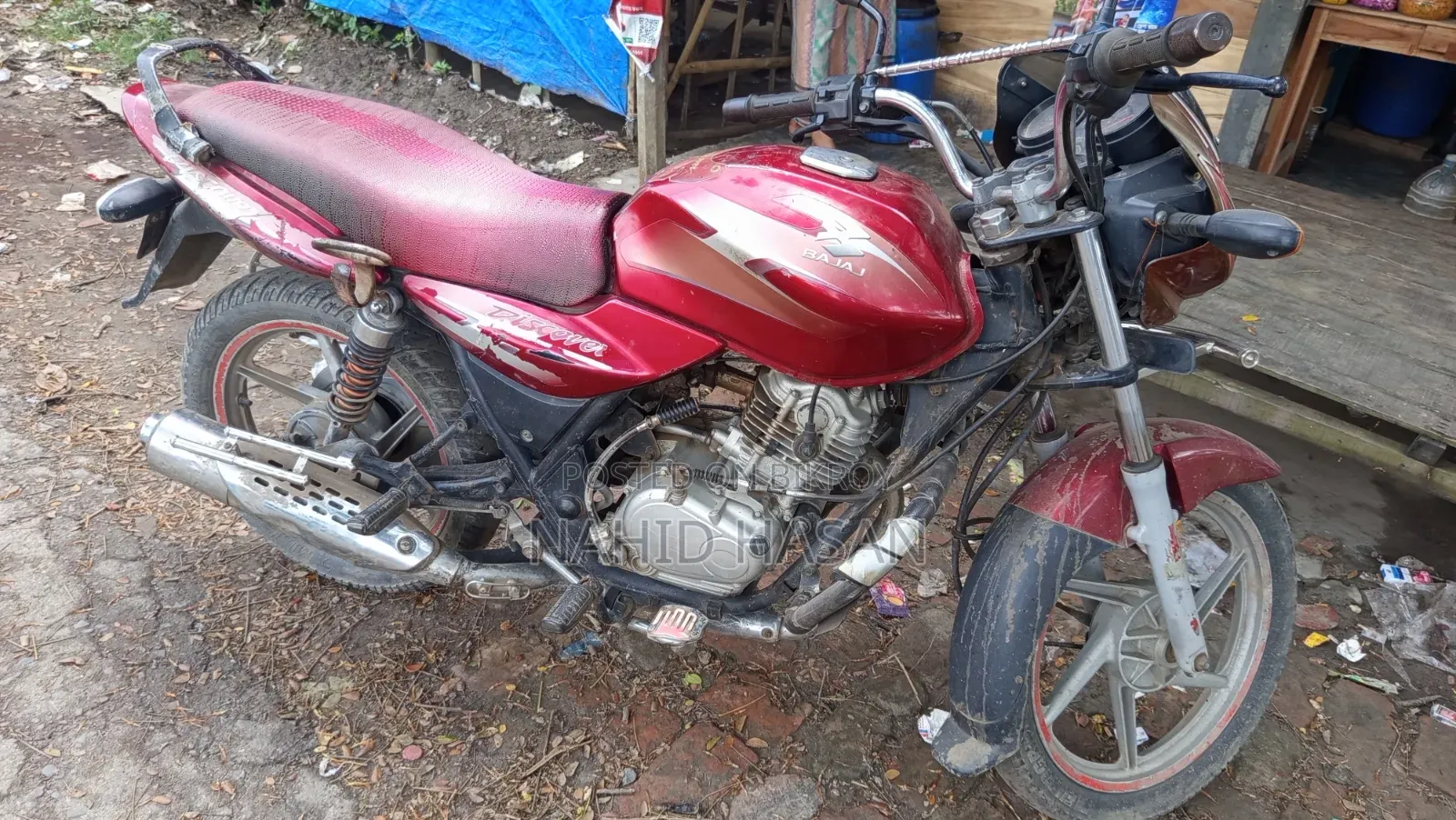 বাজাজ ডিসকভার ১২৫ ২০১৯ লাল