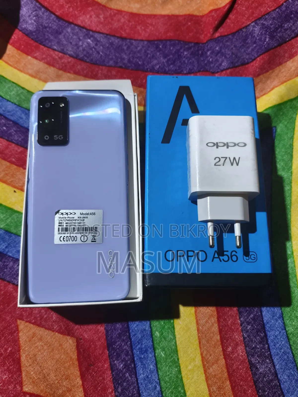 Oppo A56 5G 256 GB Purple