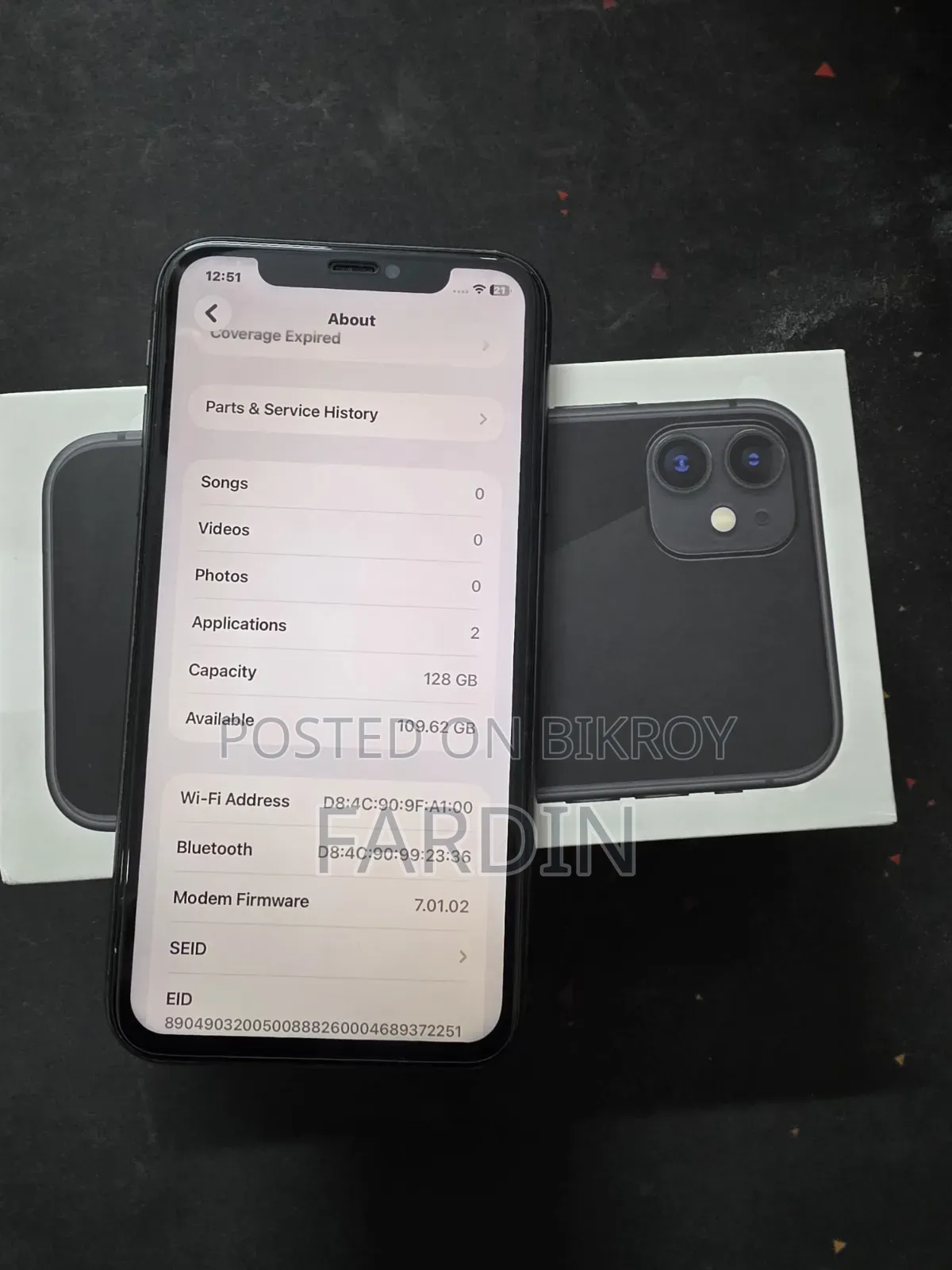 Apple iPhone 11 128 GB Black