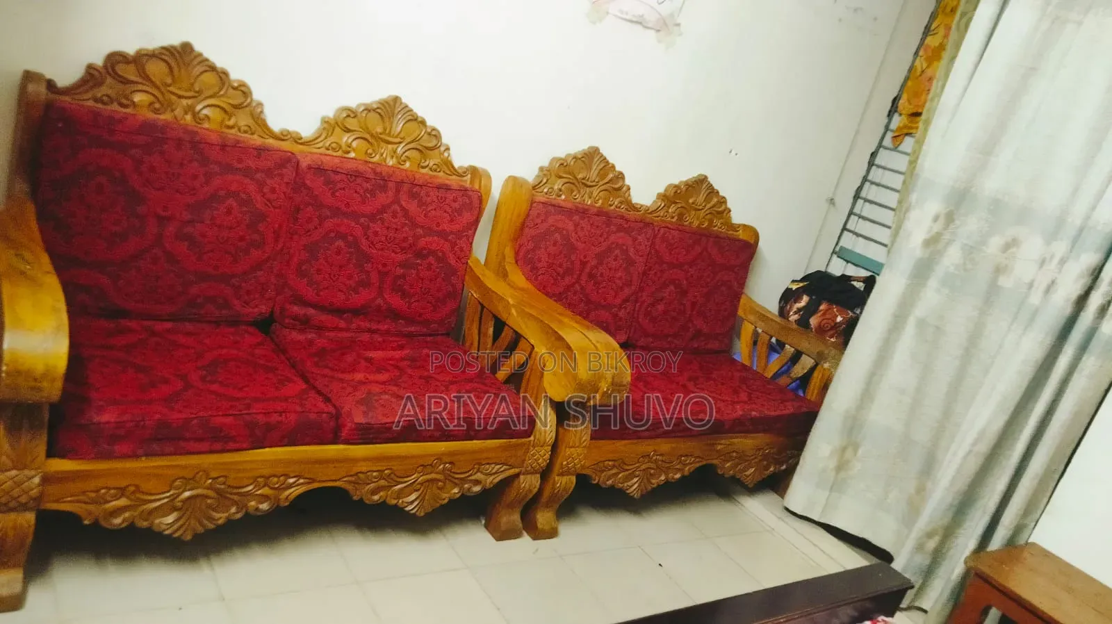 অরিজিনাল চিটাগাং সেগুন কাঠের সোফা যদি আপনি চান তবে দেরি কেন