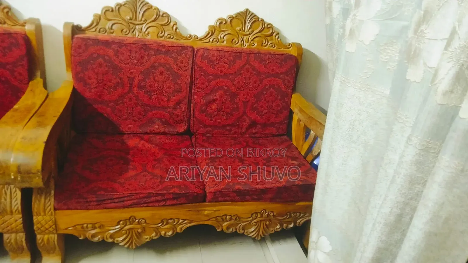 অরিজিনাল চিটাগাং সেগুন কাঠের সোফা যদি আপনি চান তবে দেরি কেন