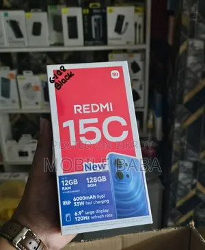 নতুন শাওমি রেডমি ১৫সি ৪জি ১২৮ জিবি ব্ল্যাক