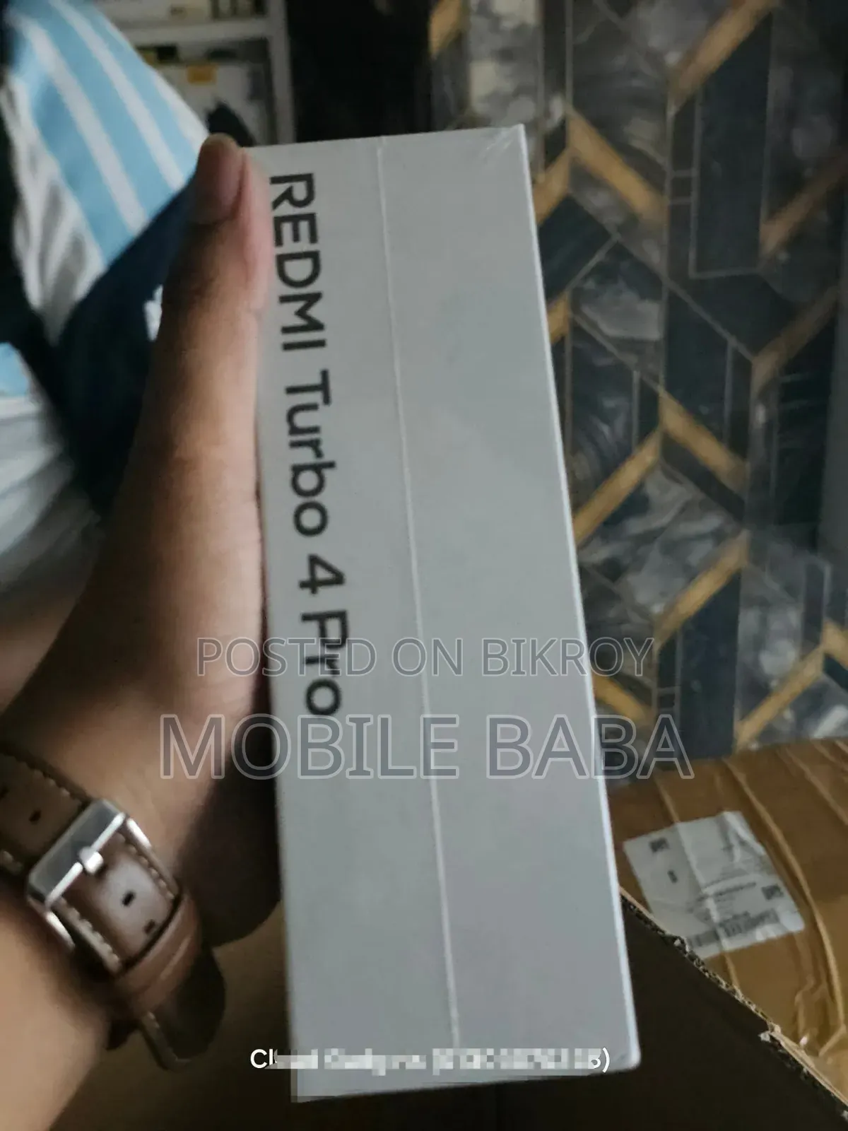 নতুন শাওমি রেডমি টার্বো ৪ প্রো ২৫৬ জিবি ব্ল্যাক