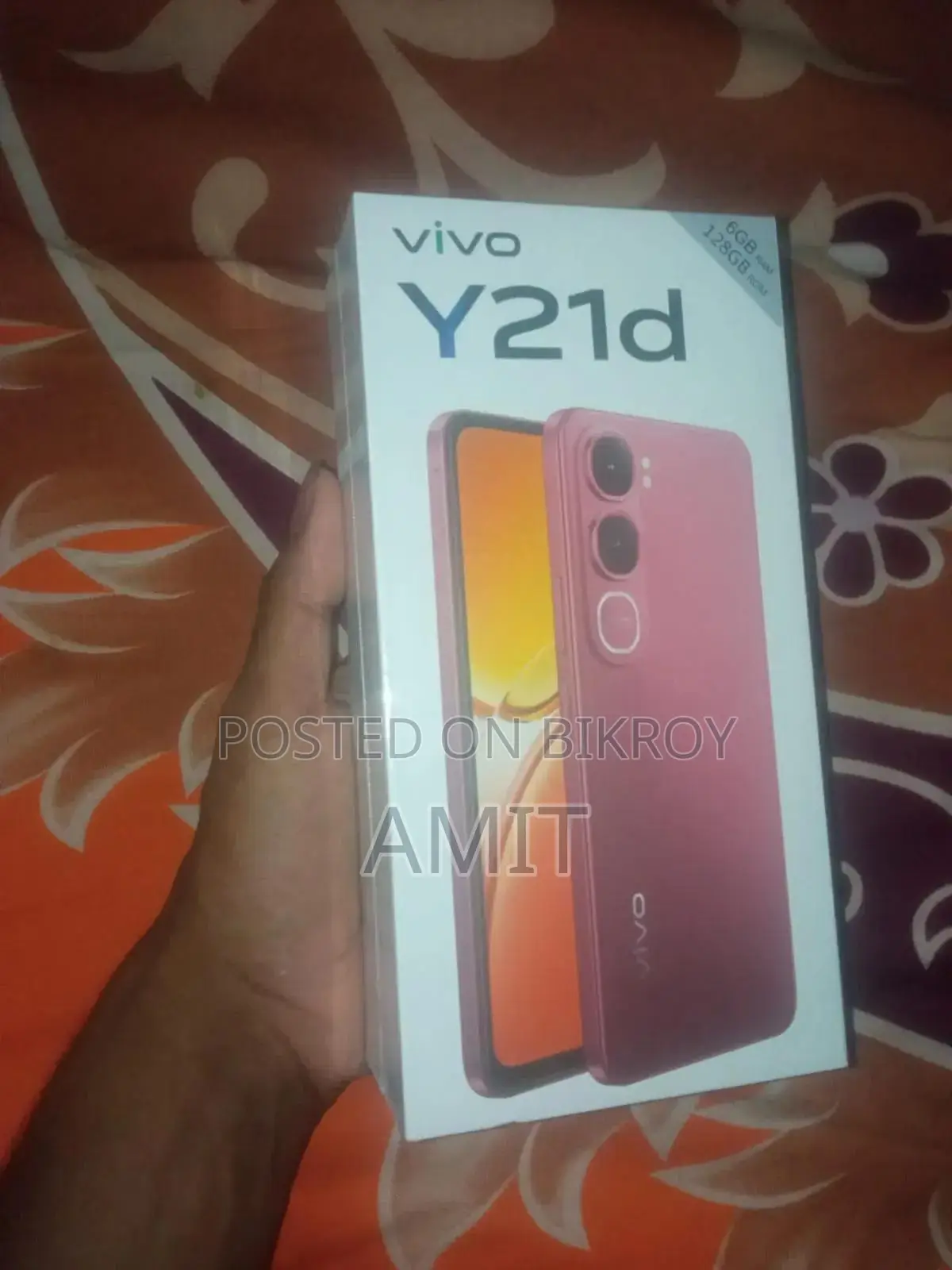 New Vivo Y21d 128 GB Orange