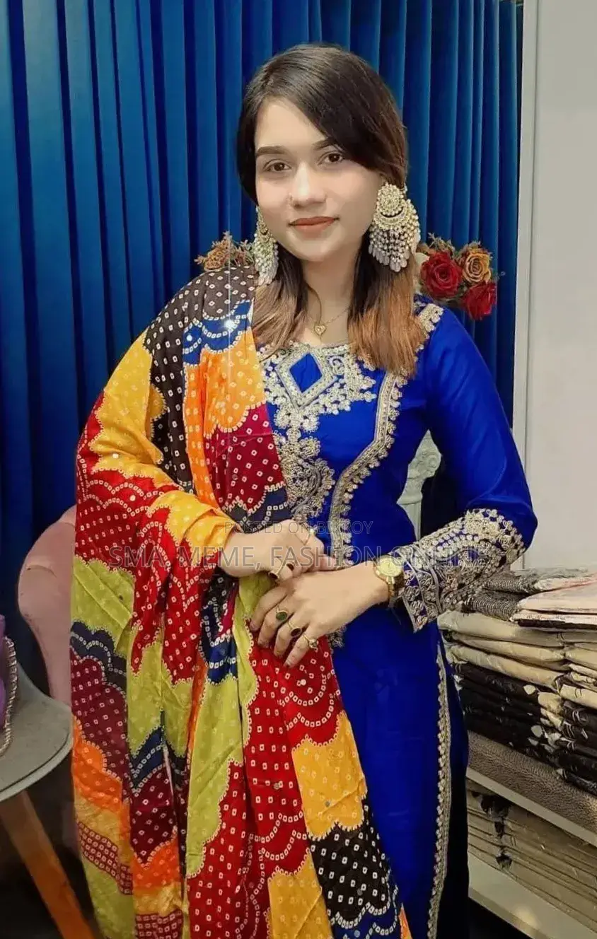 এমব্রয়ডারি থ্রি পিস