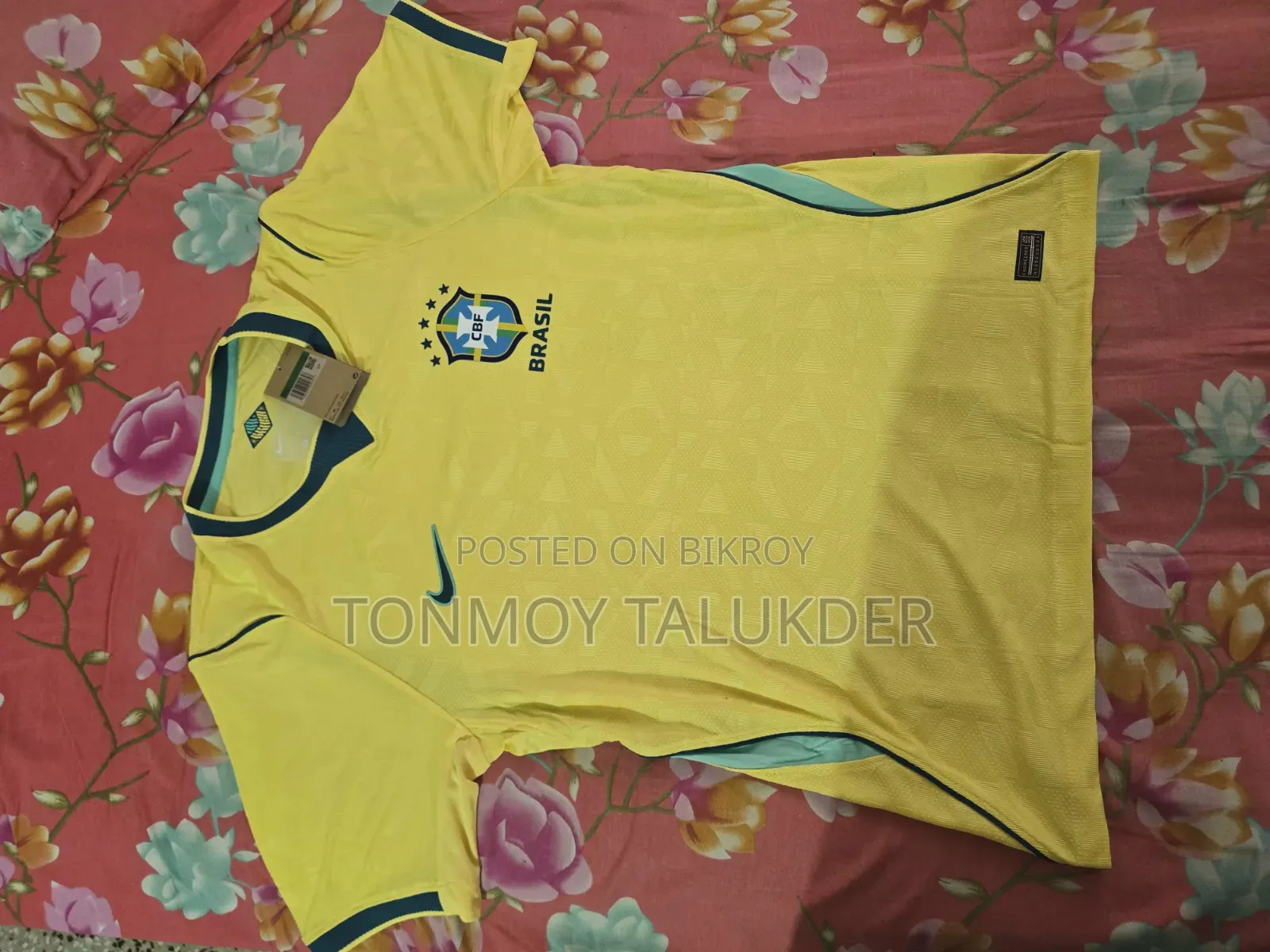 Brazil Home Player Edition Jersey Imported