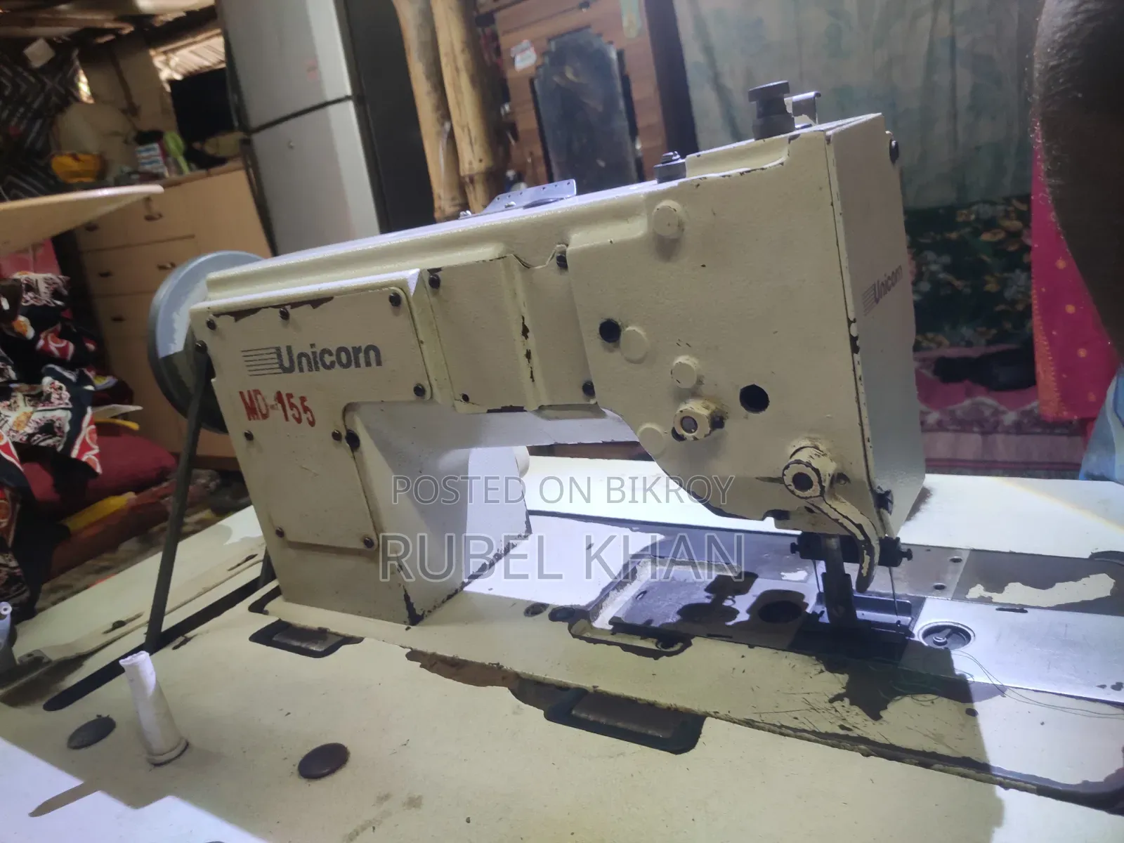 Sewing machine is in good condition and running