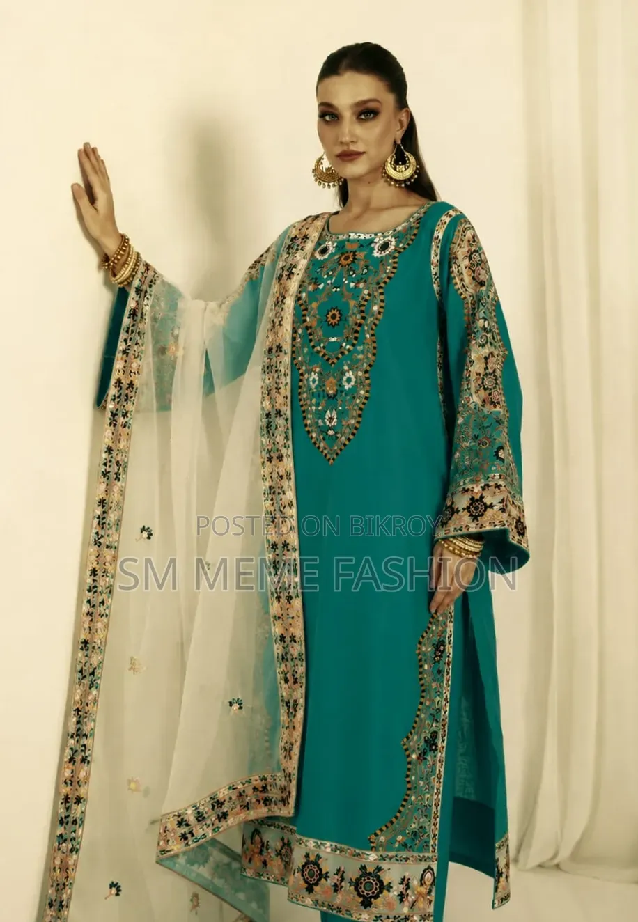 এমব্রয়ডারি থ্রি পিস