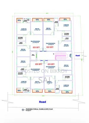 3-bedroom Apartment in Musafir Builders, Demra for sale