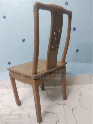 Dining Table Chairs Made of Shegun Wood (Used)