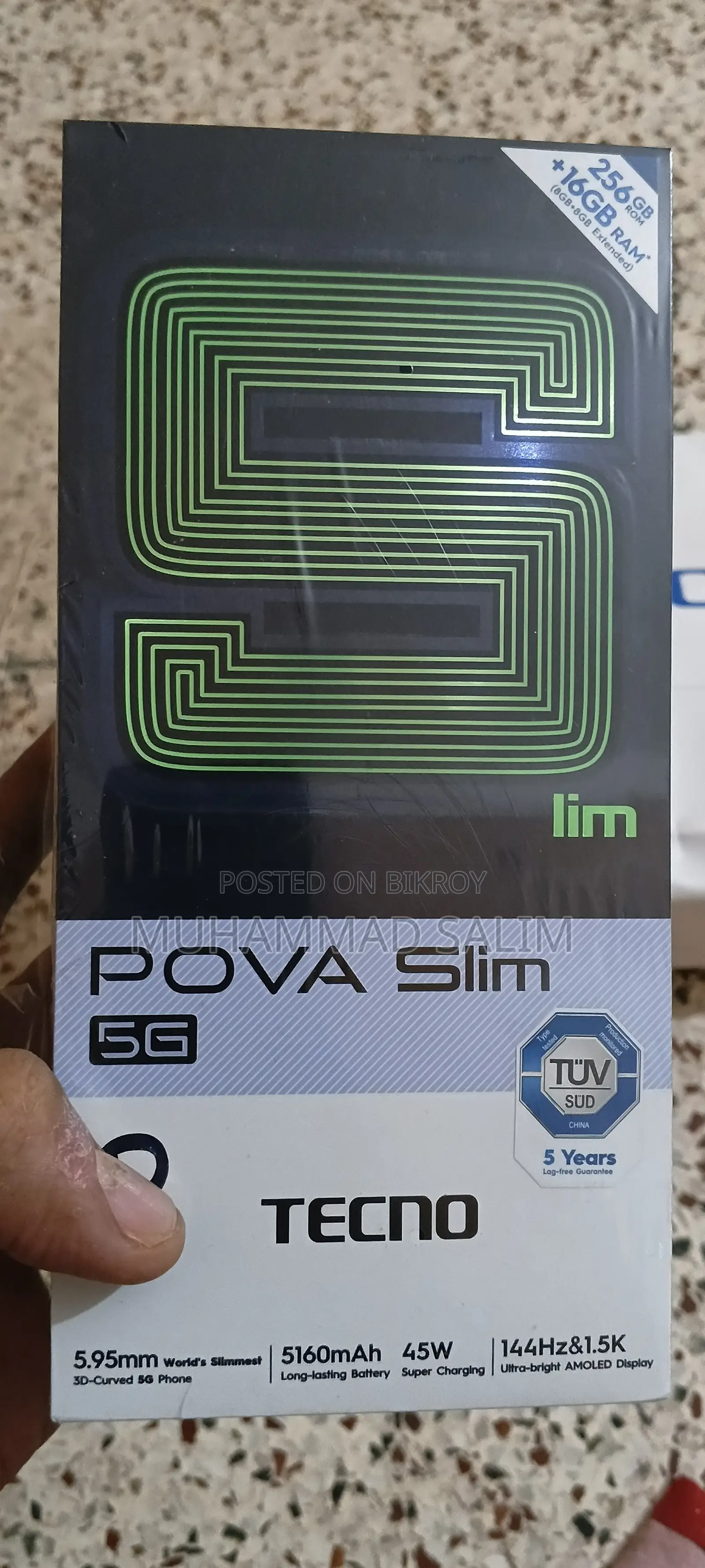 Tecno Pova 5 256 GB Black