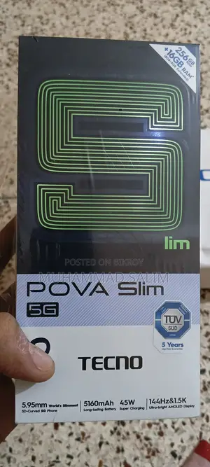 Tecno Pova 5 256 GB Black