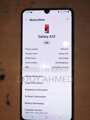 Samsung Galaxy A32 64 GB White