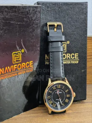 Naviforce Leather Watch