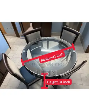 Compact Round Dinner Table For Four