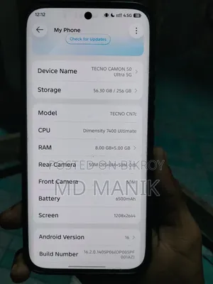 Tecno Camon 50 Ultra 256 GB