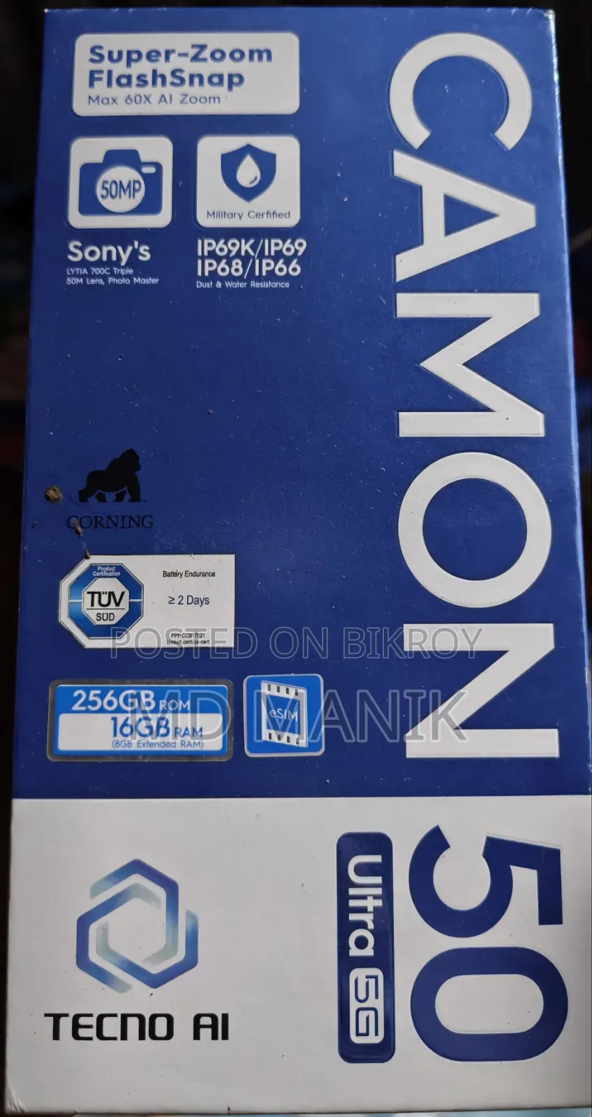 Tecno Camon 50 Ultra 256 GB