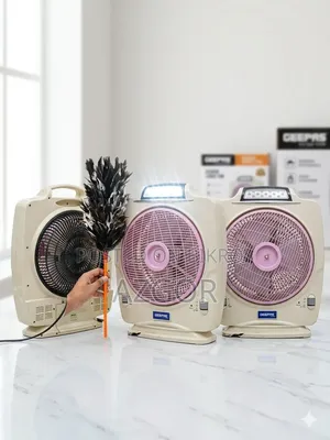 Rechargeable Fan with Light