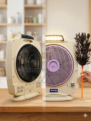 Rechargeable Fan with Light