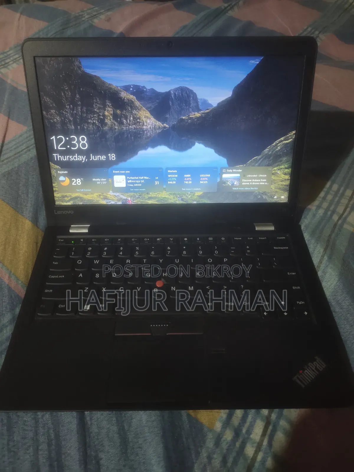 Laptop Lenovo ThinkPad 13 8GB Intel Core I3 SSD 256GB