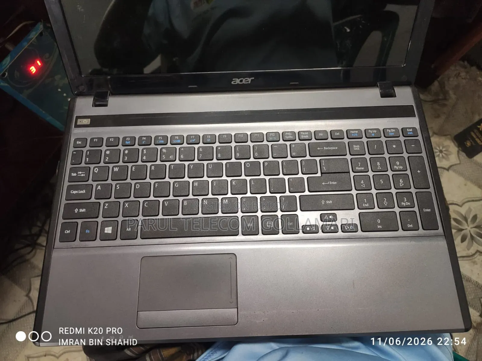 Laptop Acer Aspire 5755 4GB Intel Core I3 SSD 128GB
