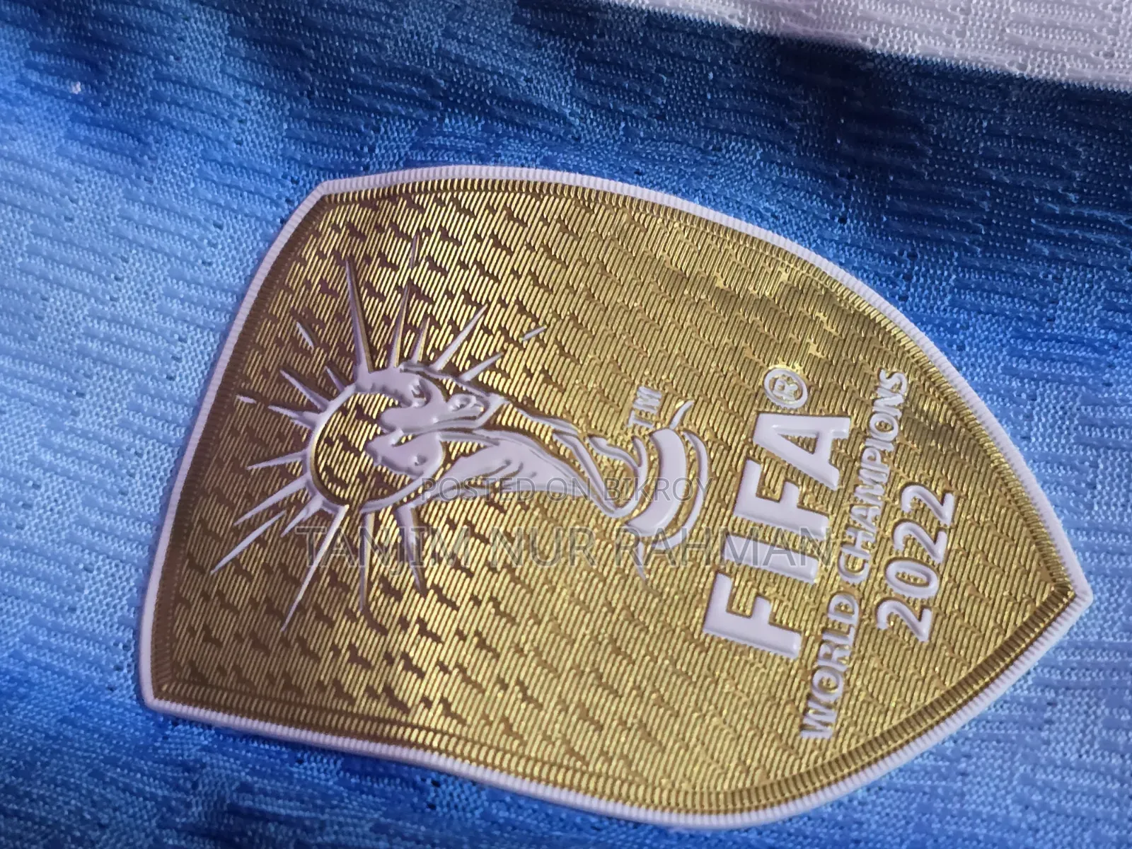 "Tanzim" Written Argentina Jersey Player Edition Original Made Thailand