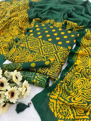 সিল্ক বাটিক থ্রি-পিস কালেকশন