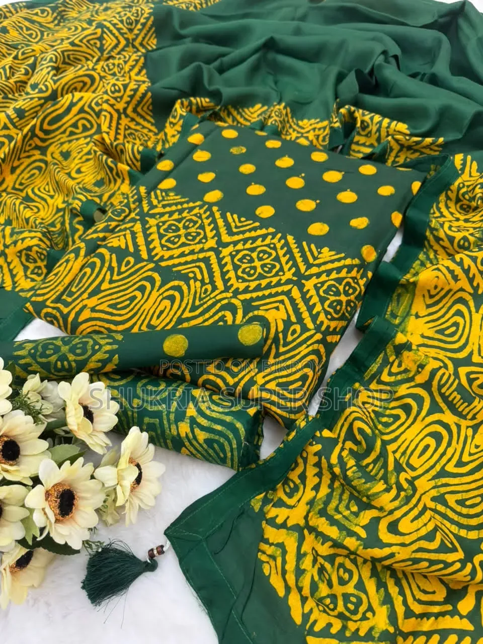 সিল্ক বাটিক থ্রি-পিস কালেকশন