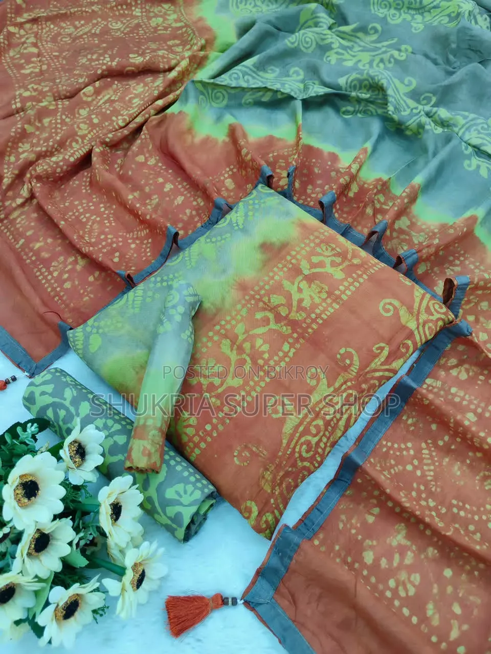 সিল্ক বাটিক থ্রি-পিস কালেকশন