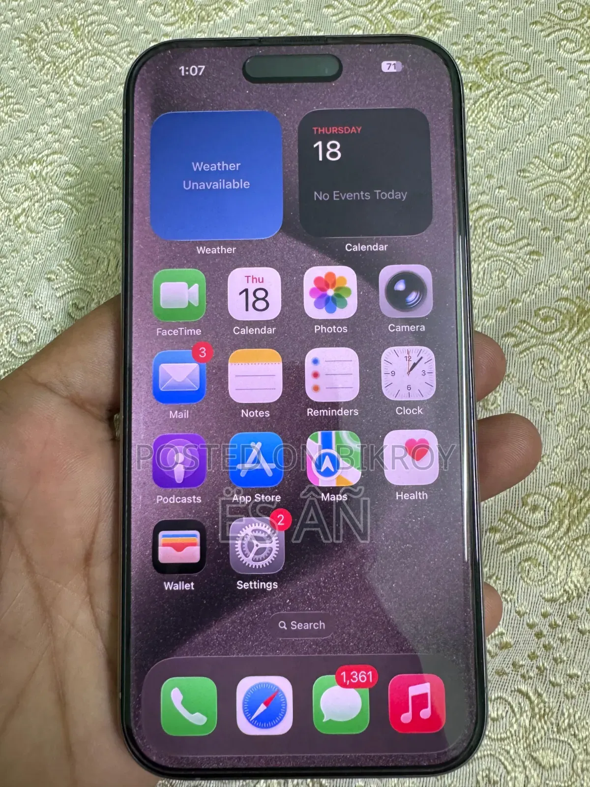 Apple iPhone 15 Pro 128 GB Silver