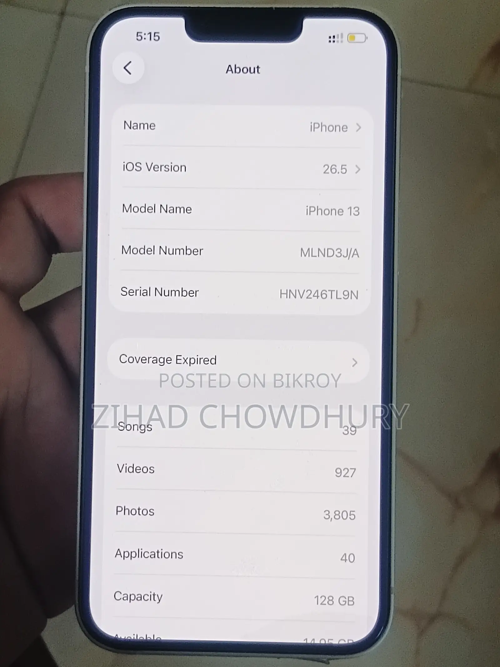 Apple iPhone 13 128 GB White