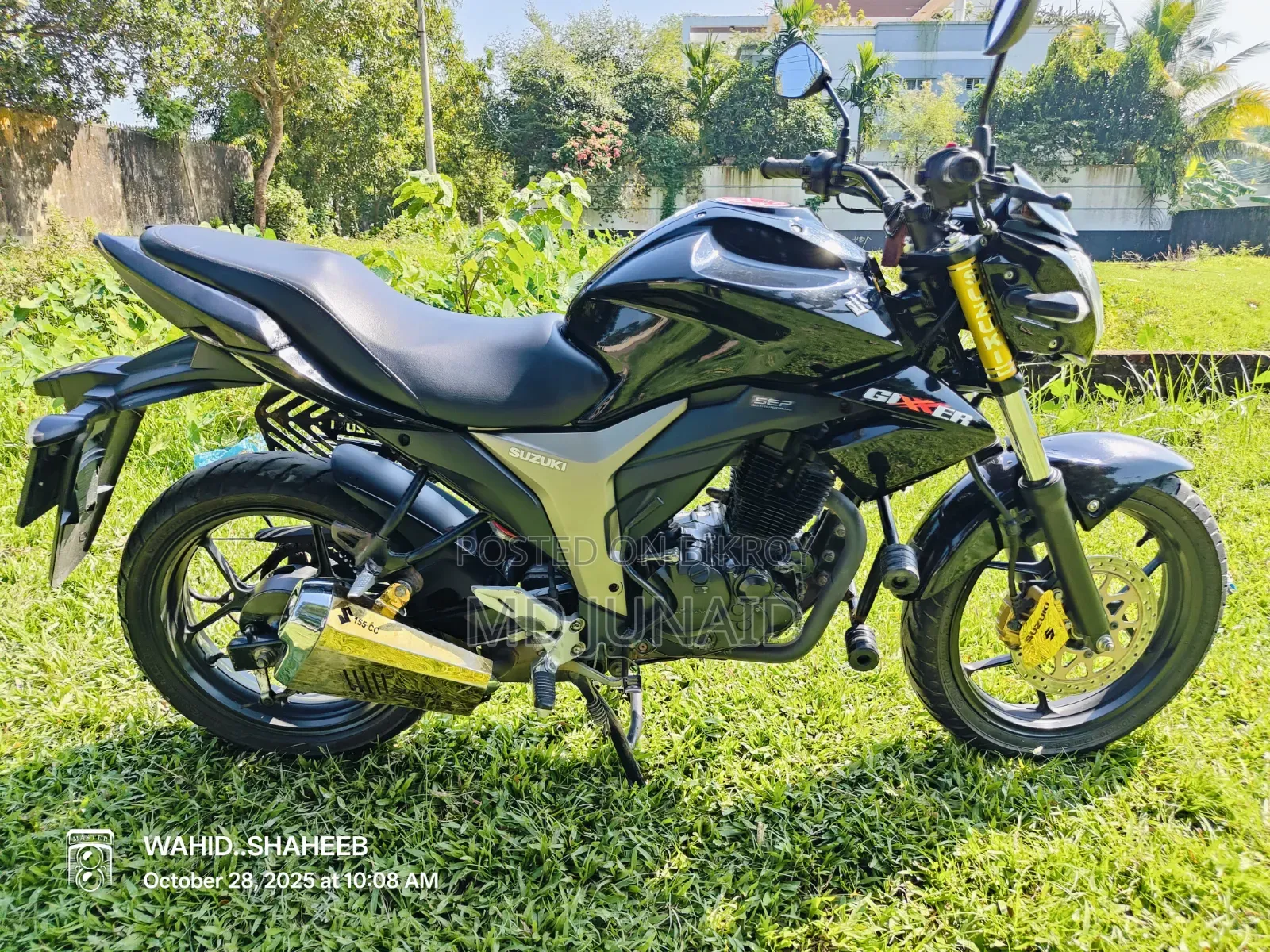 Suzuki Gixxer Monotone 2022 Black