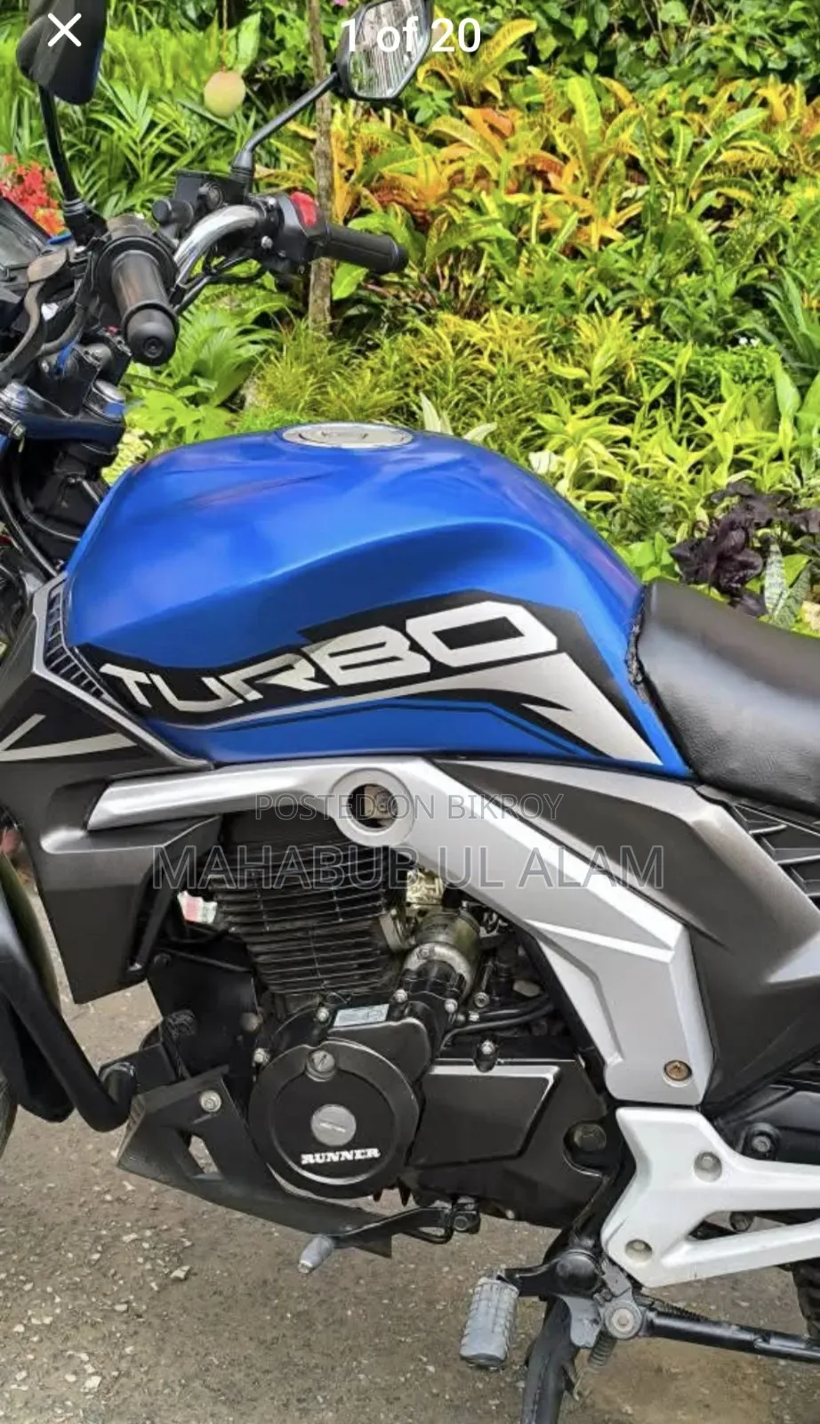 Runner Turbo 125 2022 Blue