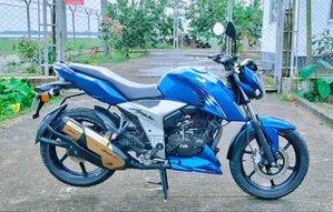 TVS Apache 160 4V 2021 Blue
